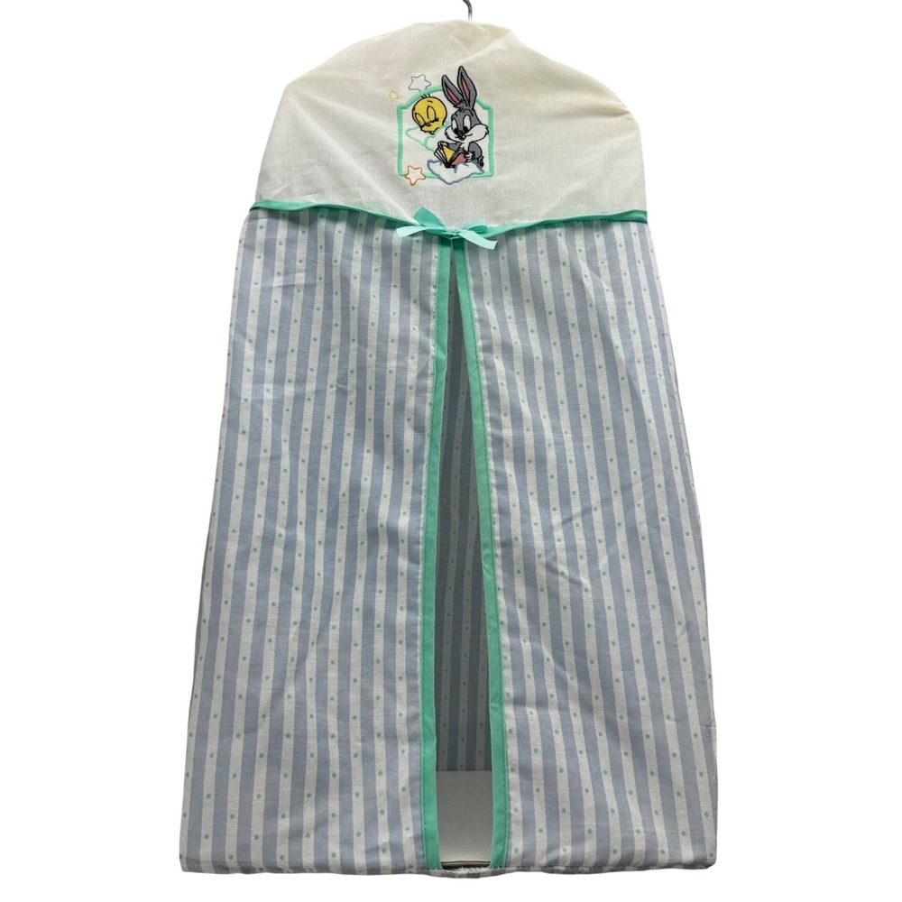 Vintage 1998 Baby Looney Tunes Bugs Bunny Diaper Stacker Nursery Decor